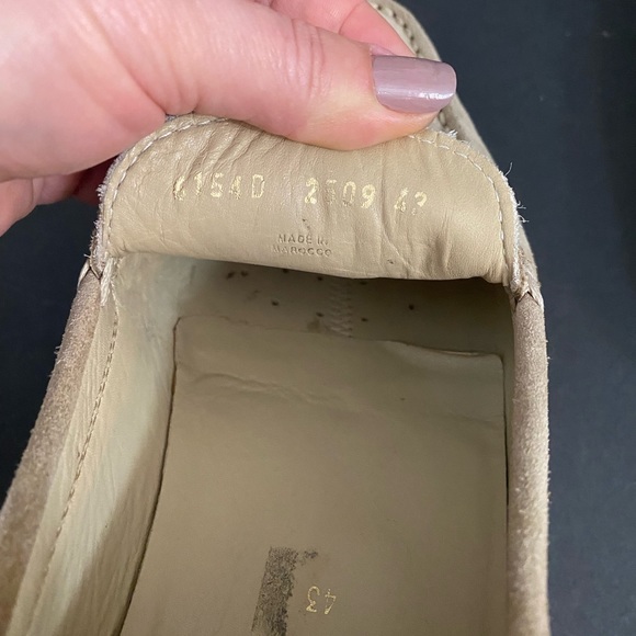 Geox Respira Men's Siron light tan Suede Slip On Loafers 43 EU, 10US - Picture 12 of 16